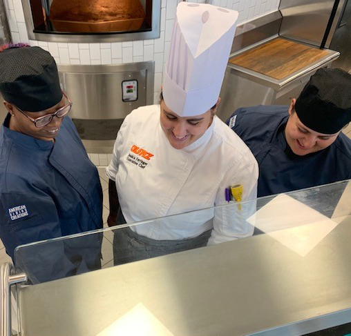 Jessica with more team members from American Dining Creations