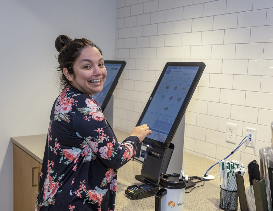 guest using technology