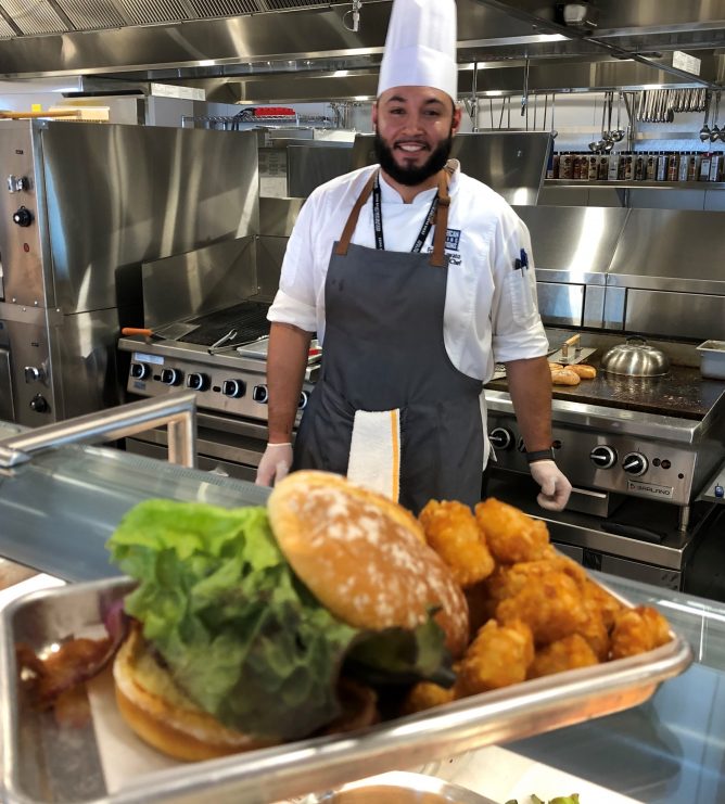 chef in the kitchen